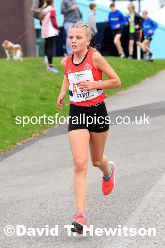 Girls under-13s 2022 Northern Road Relays, SportsCity, Manchester. Photo: David T. Hewitson/Sports for All Pics